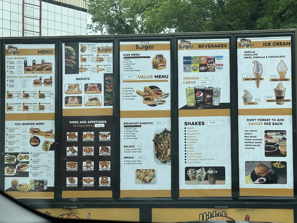 Cali Burger Menu image 1